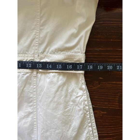 Zara Long Utility Bloggers Fav Jumpsuit S Cream Wide Leg Streetwear Gorpcore - Picture 9 of 14